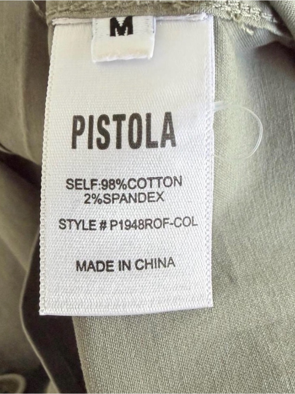 pistola Olive Utility Shirt - Picture 8 of 8
